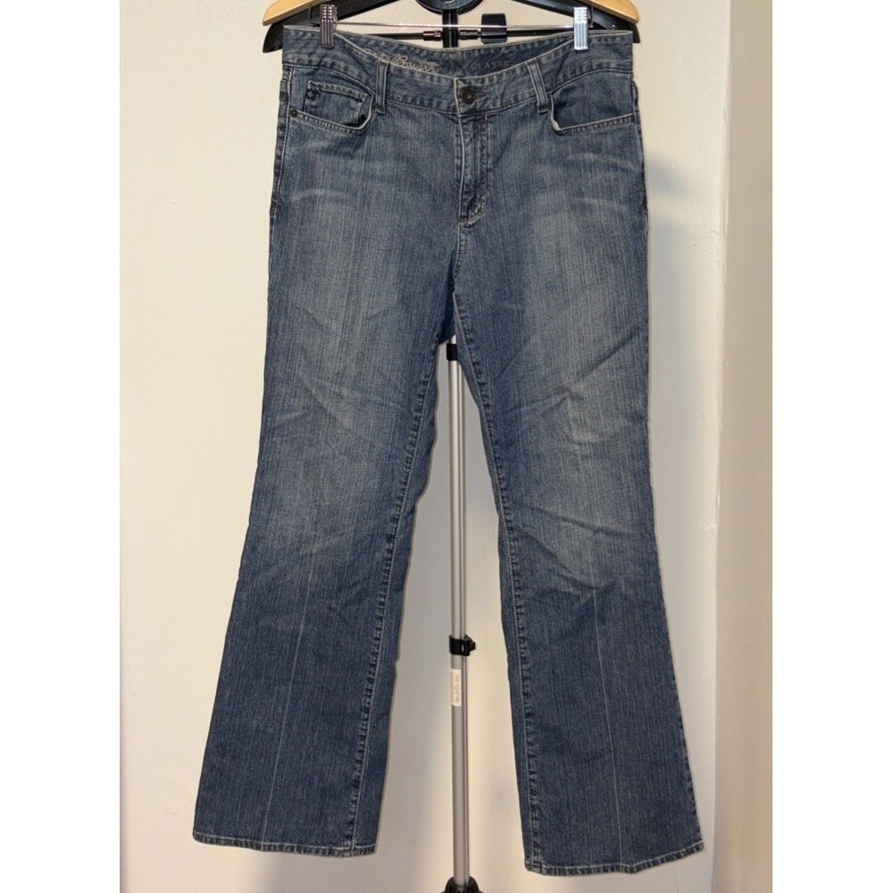 Eddie Bauer slightly curvy Women's Jeans Size 14R Med Wash blue